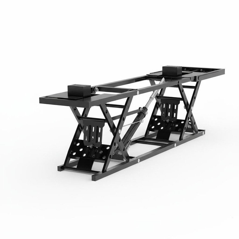 Élévateur à ciseaux hydraulique portatif 5000LBS - Élévateur de véhicule pliant avec bloc d'alimentation de 120 V pour garage, VUS, camionnettes et berline