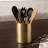 Hand Hammered Metal Kitchen Utensil Holder-115821749