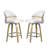 26'' Swivel Upholstered Counter & Bar Stool with solid wood frame-866020947-866020946