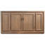 Armoire d'appoint rustique de 65 pouces, buffet et buffet en bois de pin brésilien massif, console de rangement de style campagnard pour salle à manger ou salon, entièrement assemblée