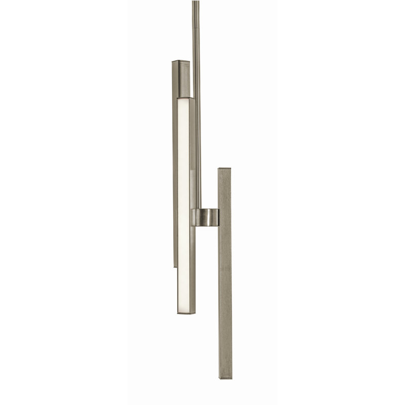 Adala 3 - Light LED Unique/Statement Pendant, Satin Nickel