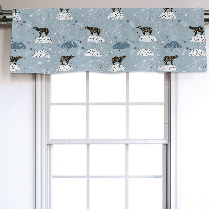 Sateen Ruffled Window Valance