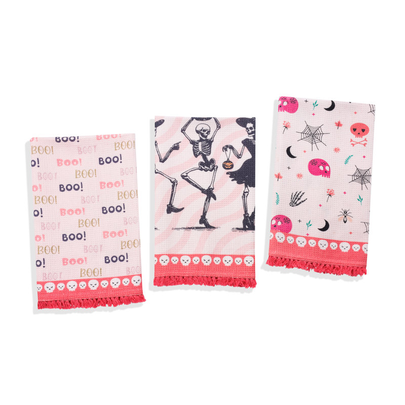 The Danse Macabre Halloween Kitchen Towel Set