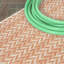 Tapis intérieur / extérieur à chevrons orange / crème-69807535