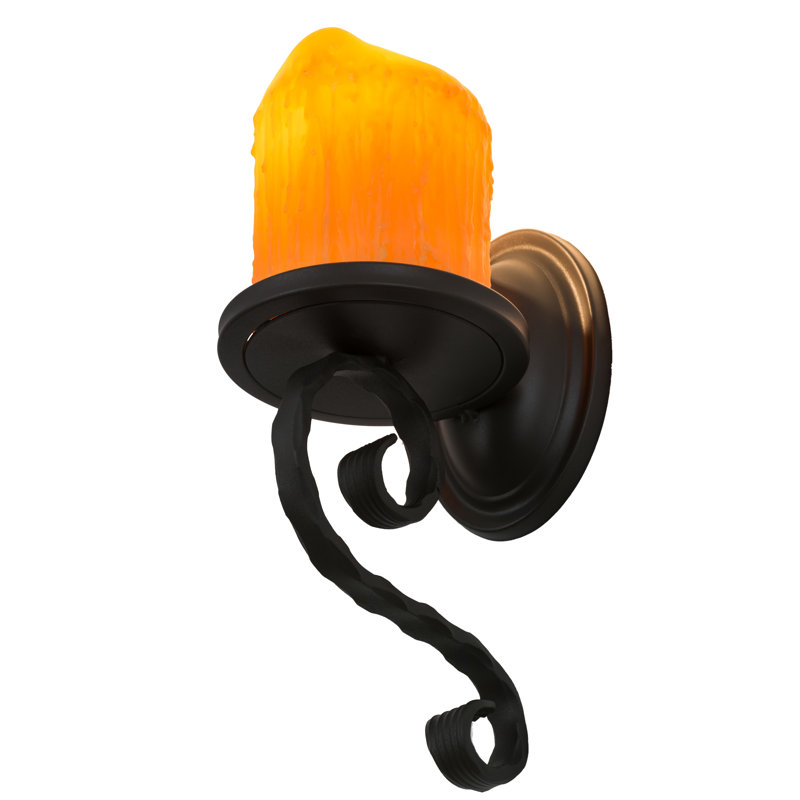 Rustic Lodge 1 - Light Candle Wall Light