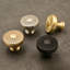 1-1/4" Champagne Bronze Round Cabinet Knobs 10 Pack, 1.2 Inch(31.5mm) Diameter, Decorative Filigree Pattern, Solid Metal Build, for Cabinets and Drawers