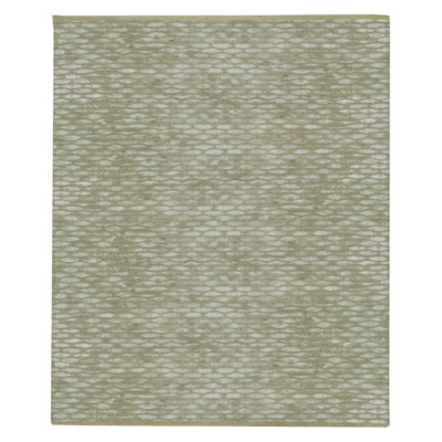 Tempo Geometric Hand-Knotted Wool/Silk Gray Area Rug