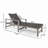 Hampton Wood+ Wicker Chaise Lounge-146903198
