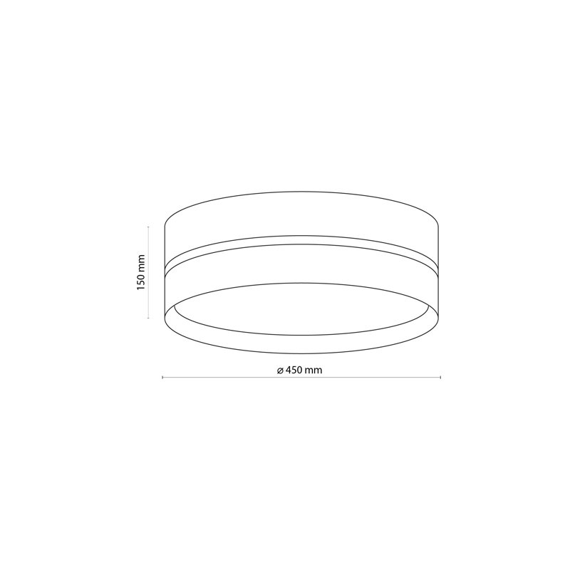 Antioch Flush Mount, White/Natural