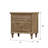 Rahul 28'' Tall 2 - Drawer Nightstand with USB in Brown