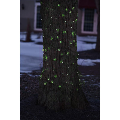 Filet de Noël en forme de tronc d'arbre 2 pi x 8 pi à DEL