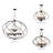 Wallasey 12 - Light Dimmable Chandelier-20276017