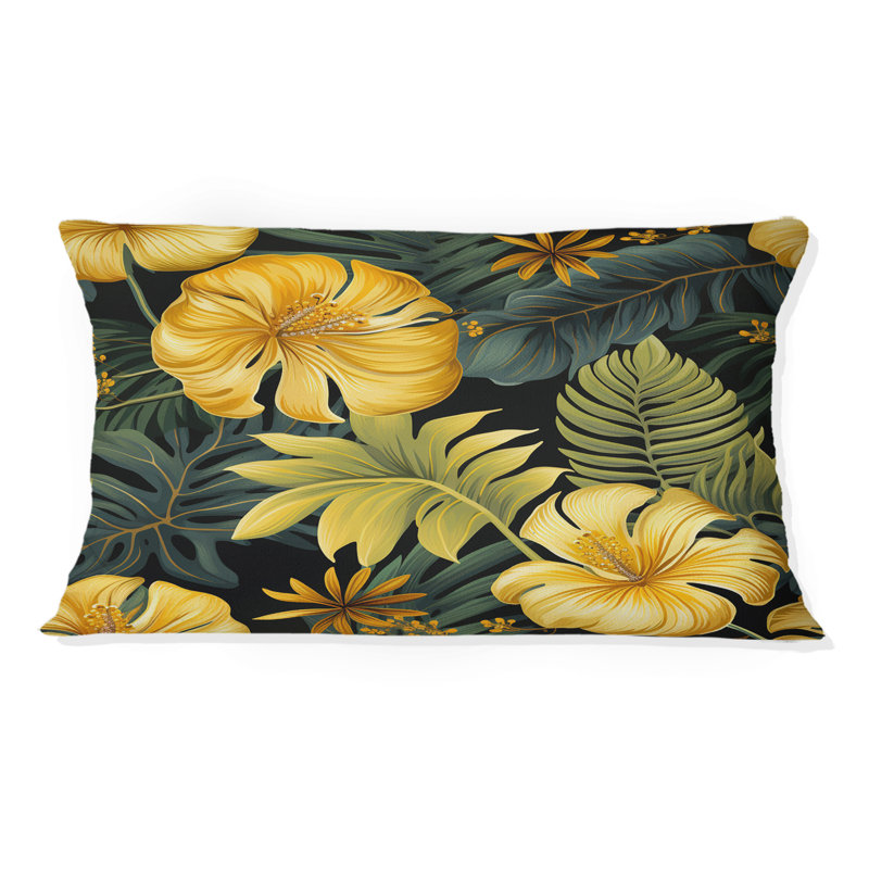Floral Throw Pillow