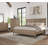 Open Nightstand White Finish With 2 Drawers