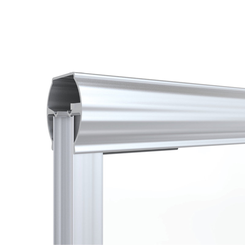 Porte de baignoire demi-cadre à contournement l 29,25 po x H 57 po Infinity, Transparent AquaGlideXP, Nickel brossé