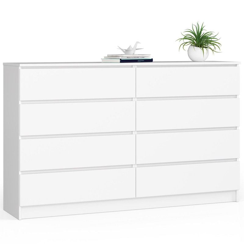 Skaiste 160cm W 8 - Drawer Chest of Drawers
