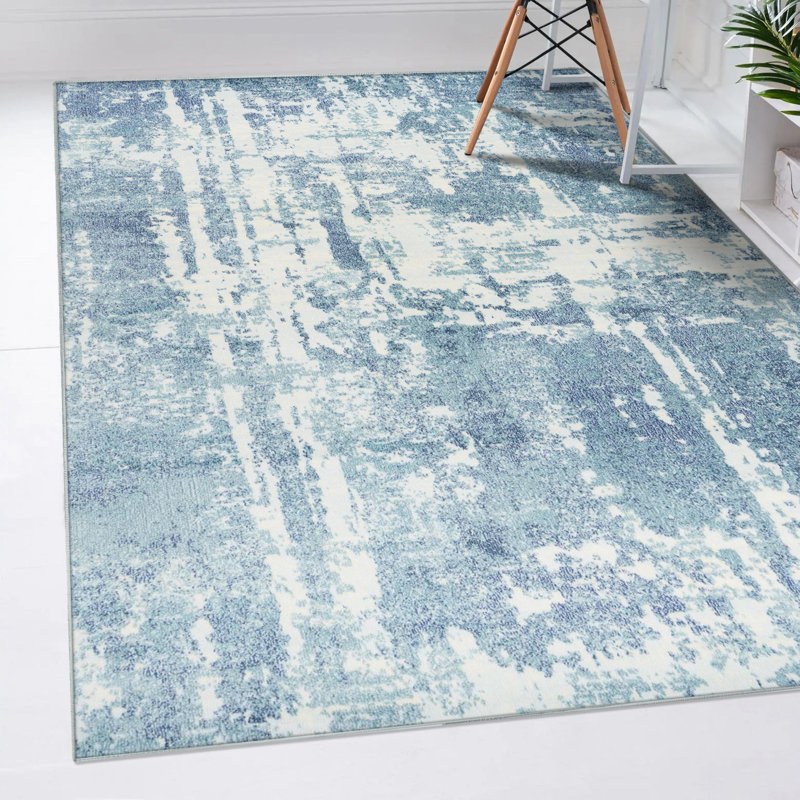 Abstract Indoor Rug, Rectangle 8' x 10'