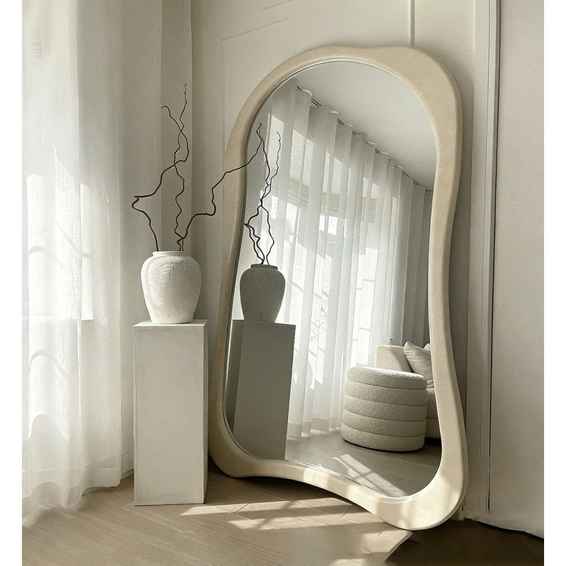 Miroir pleine grandeur American Vintage, H 70,87 po x l 35,43 po, White