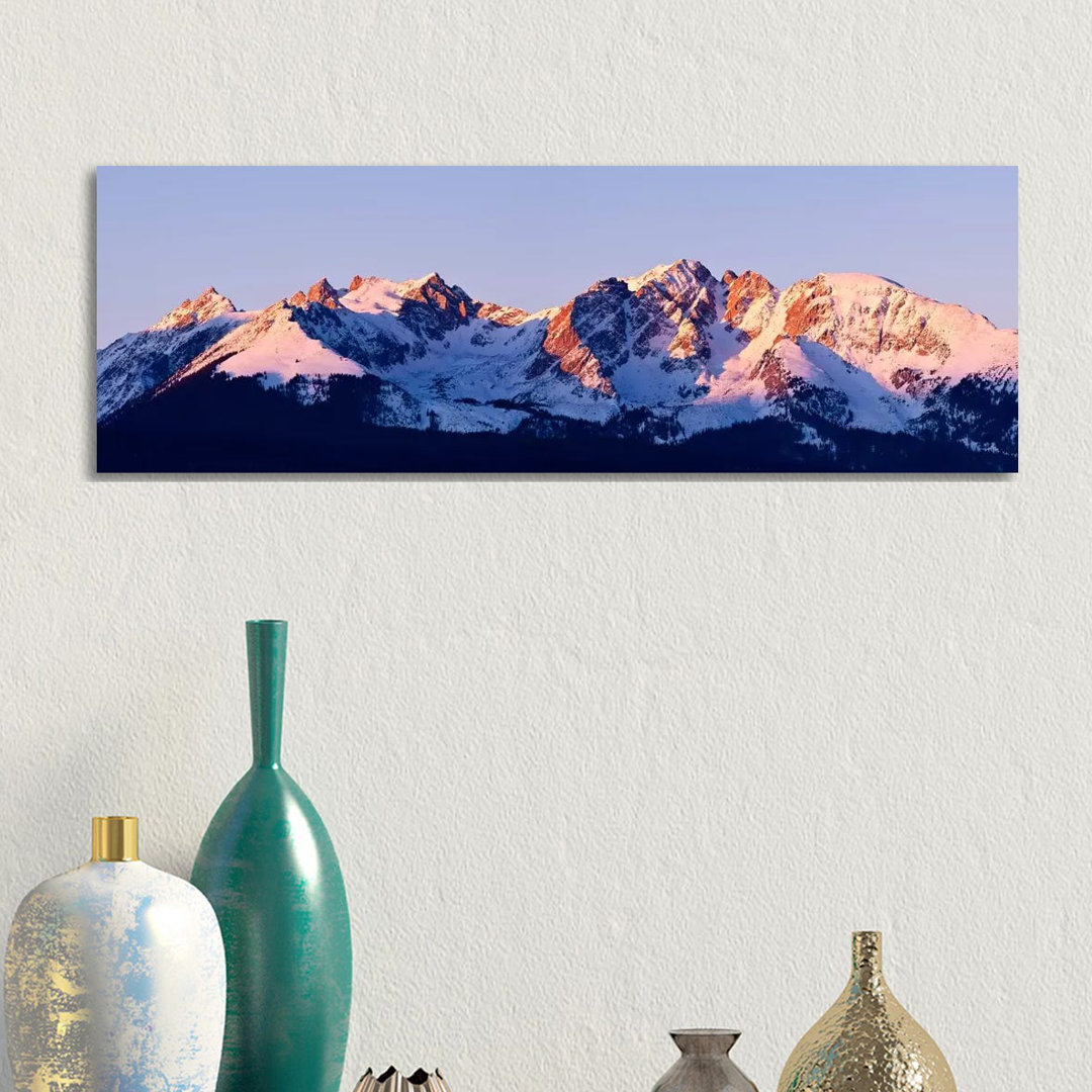 Rocky Mountain Range by Dan Ballard - Panoramic Print on Canvas