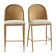 Coastal 25.5" Rattan Counter Stool