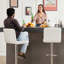 Tabouret de bar pivotant à hauteur réglable Charies-1931723731-1900009996-1900009993