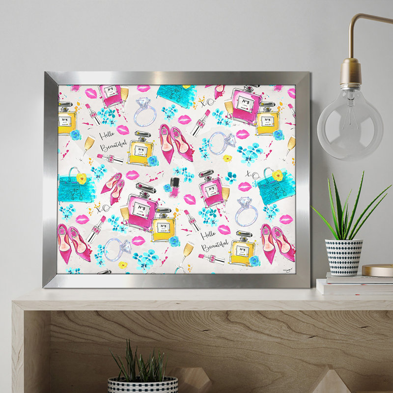 «Spring on My Mind 3», impression, H 12,5 po x l 15,5 po, Pas de tapis, Encadrement argenté