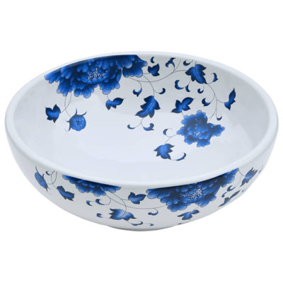 Marlow Home Co. Ambe 41mm L x 41mm W Ceramic Circular Sink