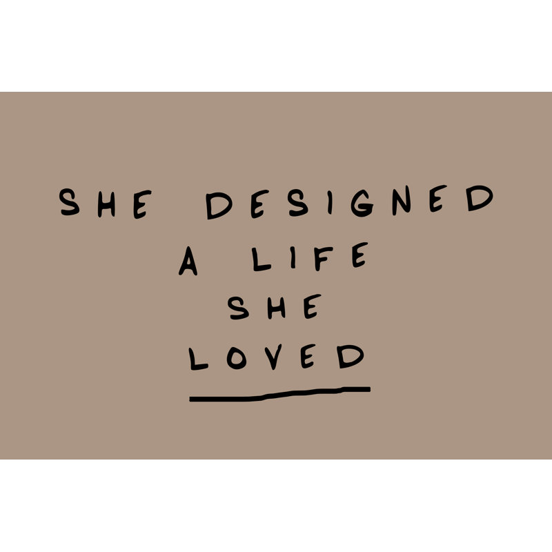 'A Life She Loved' Print on Wrapped Canvas, 40" H x 60" W x 1.5" D