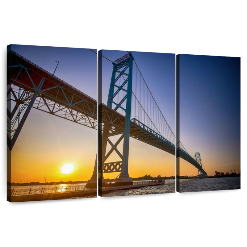 Pont suspendu Lilie, H 14 po x l 23 po