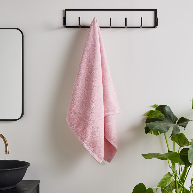 Quick Dry Cotton Bath Sheet, Pink
