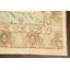 Tapis oriental à motif géométrique végétal Khotan noué à la main 9 x 12