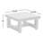 Melrose Square Metal Outdoor Side Table , 23.62'' in. W 23.62'' in. D