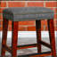Tabouret de comptoir 24 "sans dossier