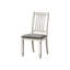 2 chaises de salle à manger de 38 po de hauteur, revêtement gris, aspect antique, cuisine et chambre, rembourrage en mousse, siège 2 pièces de style transitionnel, siège haut rembourré, couleur, utilisation de la pièce, + rembourré,
