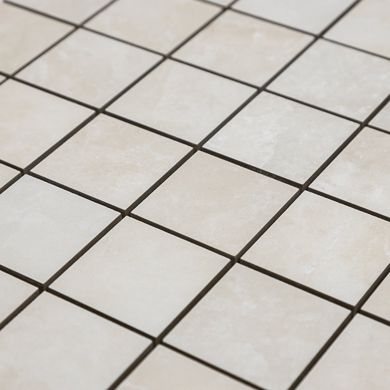 Nimbus 2" x 2" Matte Porcelain Mosaic Wall & Floor Tile, Crema