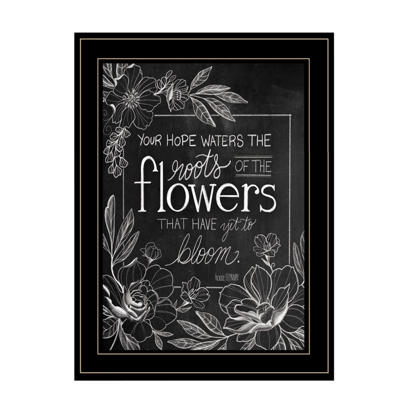 «Still To Bloom» par HOUSE FENWAY, reproduction encadrée prête à accrocher, cadre noir