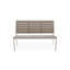 Banc de parc empilable aluminium Bazza-26076703-26076704