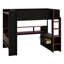 Lit mezzanine de jeu avec bureau, éclairage DEL et borne de recharge pour dormir et étudier-1853594860