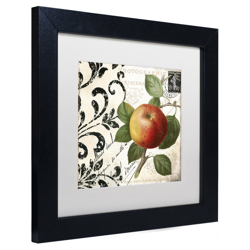 Jadaya «Les Fruits Jardin IV», impression encadrée, H 11 po x l 14 po x P 0,5 po, Blanc