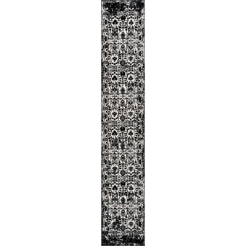 Zèbre contemporain Wenden, Tapis de couloir 2 pi 2 po x 12 pi