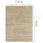 Tapis beige à poils longs Hammersmith-86782744
