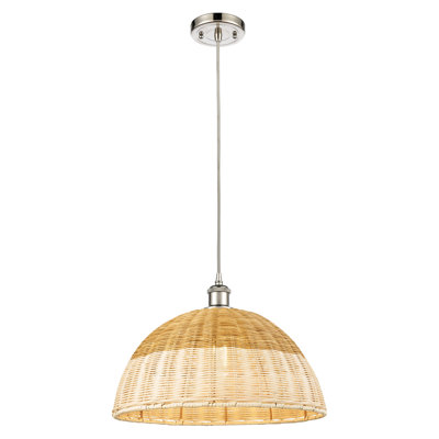 Ballston - Bristol Natural II - Mini luminaire suspendu à cordon - ombre naturelle