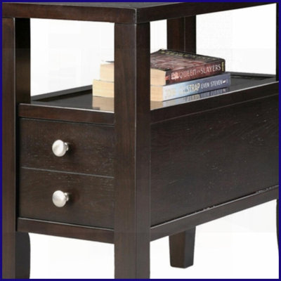 Table basse 24 "avec 2 tiroirs, capacité 250 lb pour le salon