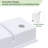 Quartz 33"L x 19"W Undermount Kitchen Sink Workstation Double Bowl Kitchen Sink with Accessories-110925220