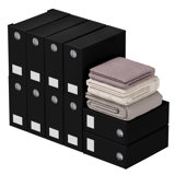 10-pack Bed Sheet Organizers And Storage – Foldable Linen Closet Organizer With Window, Xl Sheet Set Folder Keeper For Queen & King Size Bedding