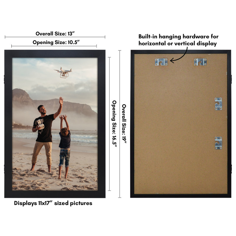 Dymoke Quick-Change Photo Storage Display Frame, 11" x 17"