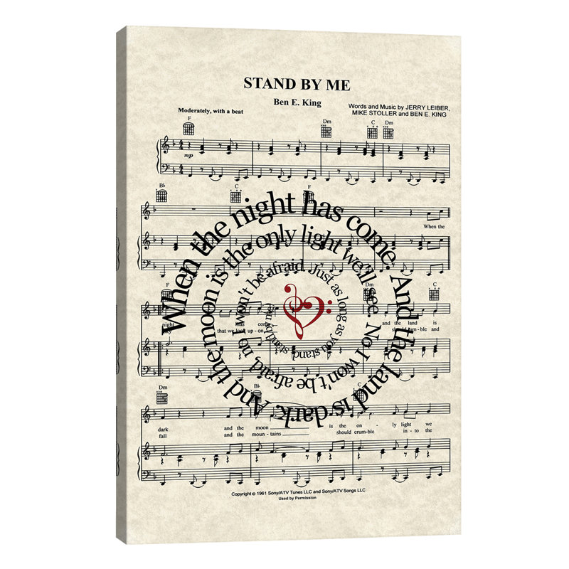 Stand By Me - Wrapped Canvas Print, 101.6 cm H x 66.04 cm W x 3.175 cm D