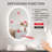 Maleia Frameless Backlit LED Oval Wall-Mounted Bathroom Vanity Mirror with Anti-Fog and Dimmable-1323717686