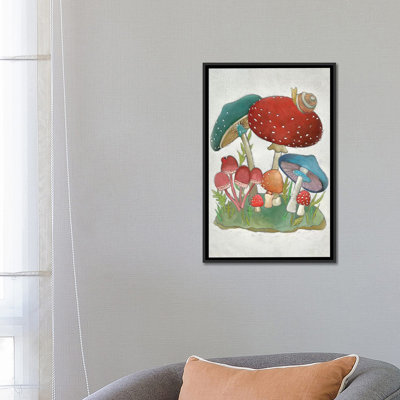 «Mushroom Collection I», reproduction sur toile tendue