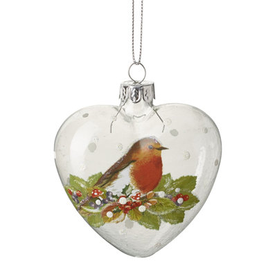 8cm Glass Animals Bauble